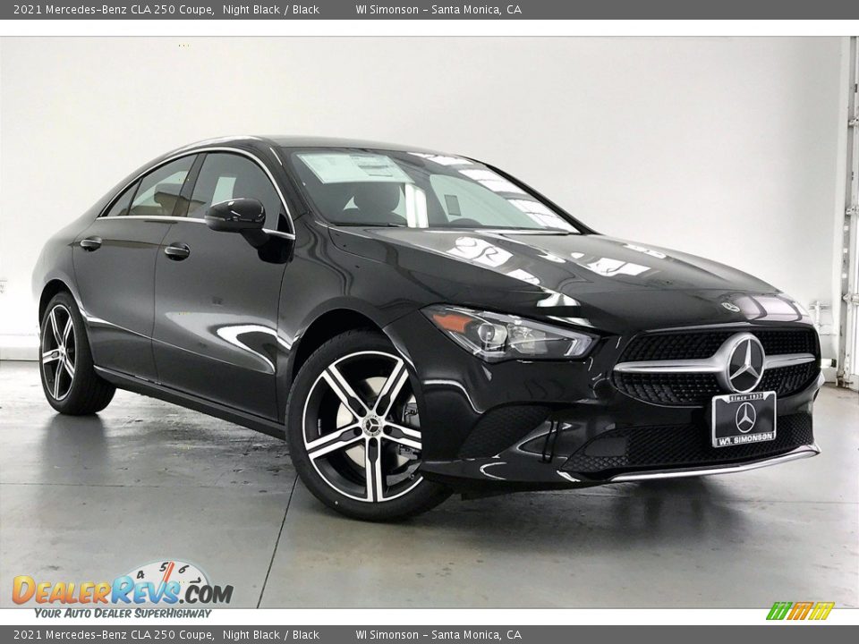 2021 Mercedes-Benz CLA 250 Coupe Night Black / Black Photo #12