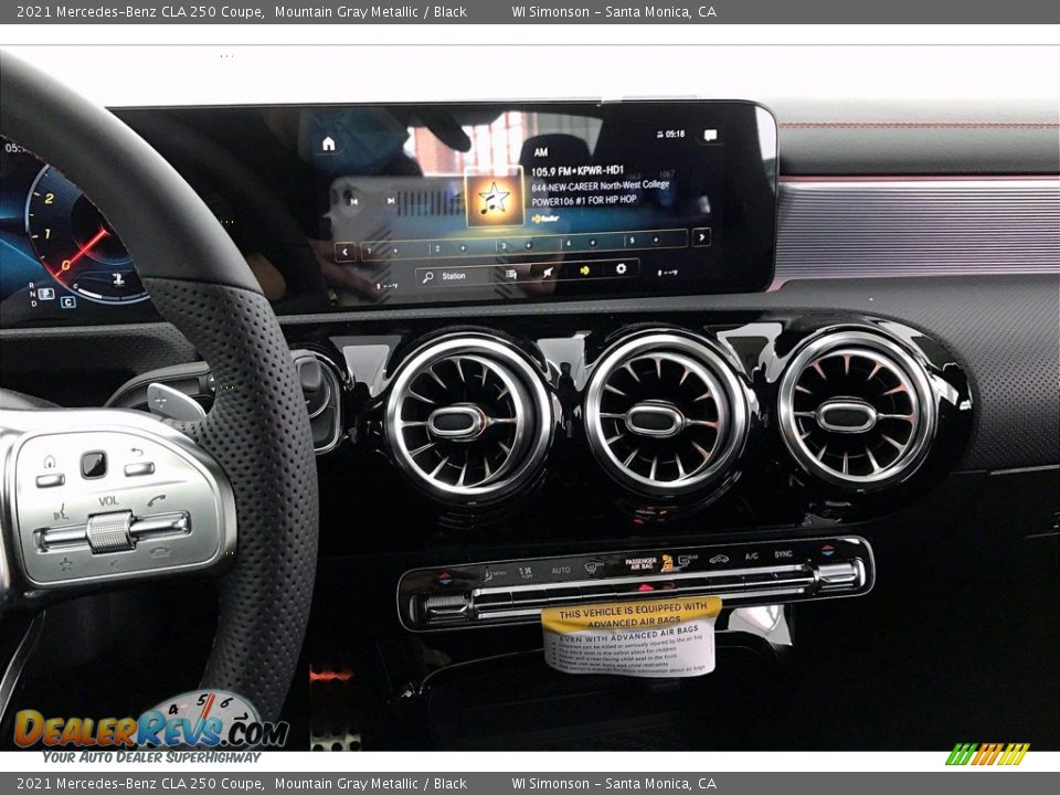 2021 Mercedes-Benz CLA 250 Coupe Mountain Gray Metallic / Black Photo #6