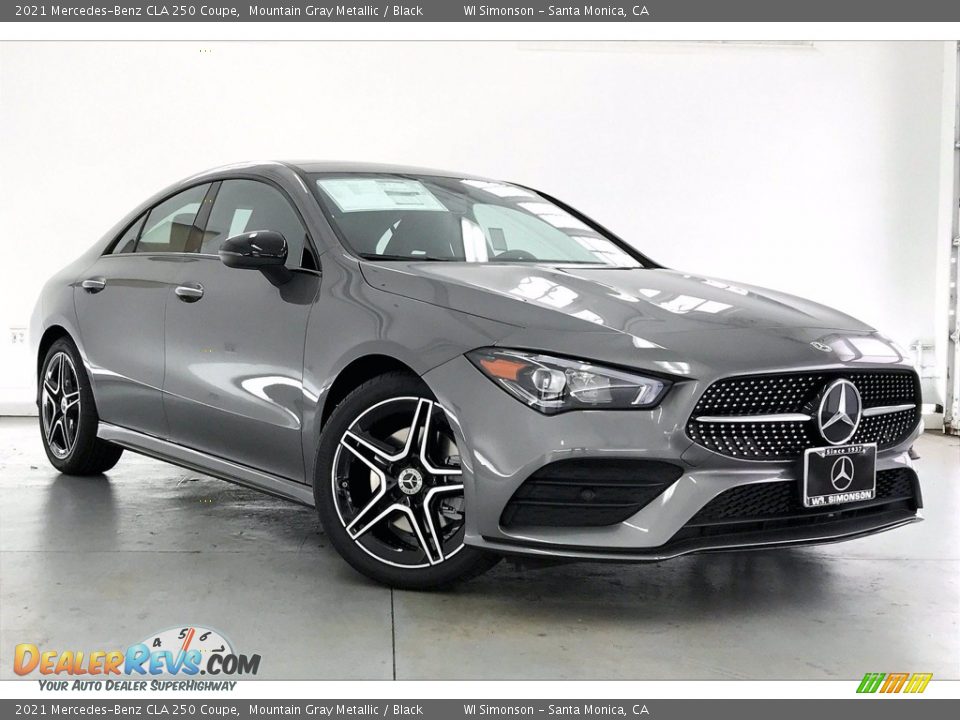 2021 Mercedes-Benz CLA 250 Coupe Mountain Gray Metallic / Black Photo #12