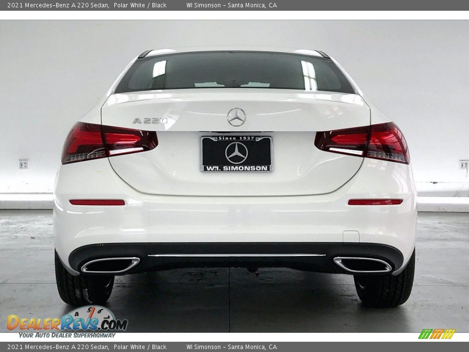 2021 Mercedes-Benz A 220 Sedan Polar White / Black Photo #3