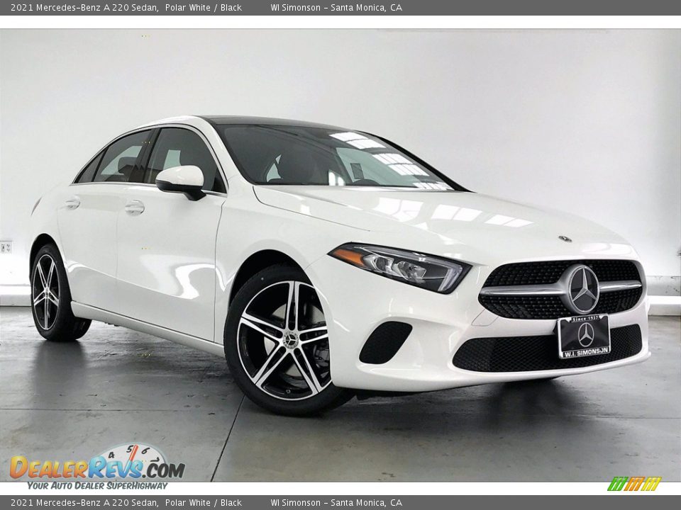 2021 Mercedes-Benz A 220 Sedan Polar White / Black Photo #12