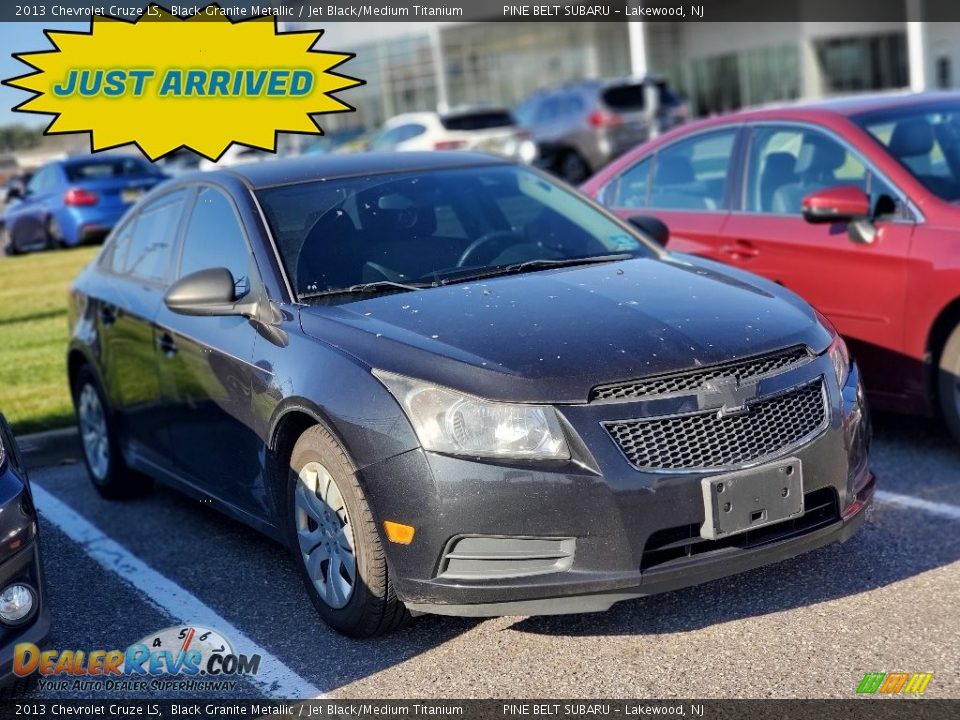 2013 Chevrolet Cruze LS Black Granite Metallic / Jet Black/Medium Titanium Photo #1