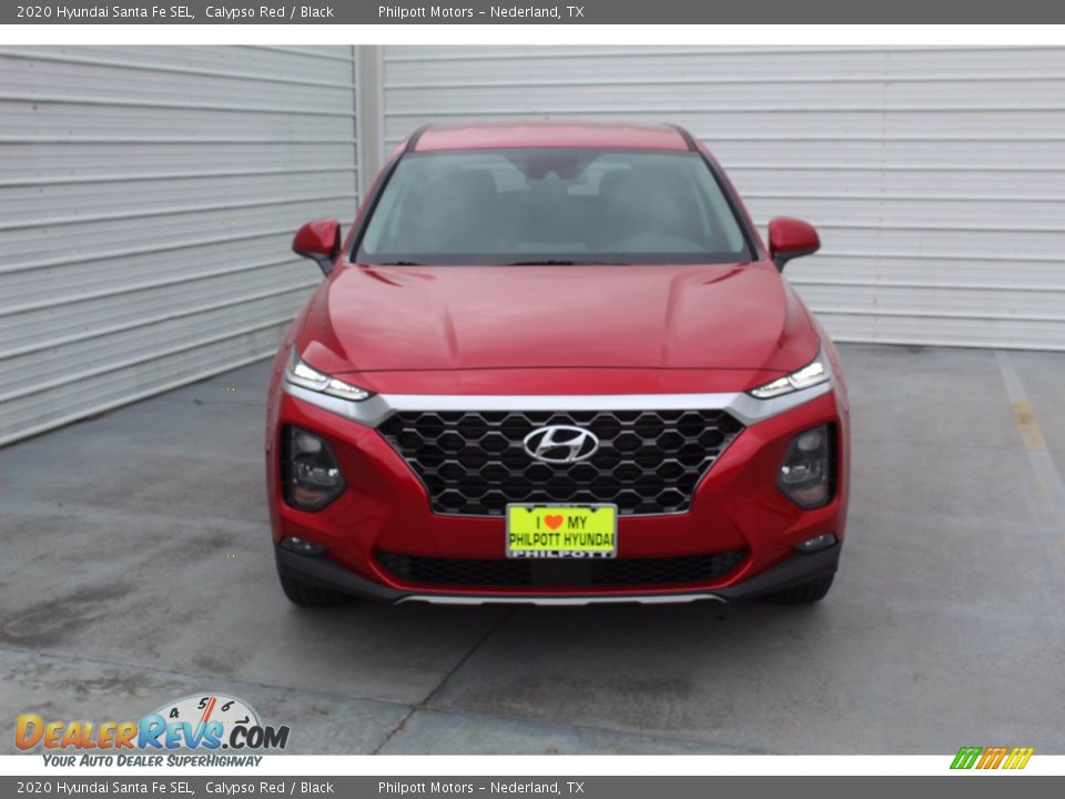 2020 Hyundai Santa Fe SEL Calypso Red / Black Photo #3