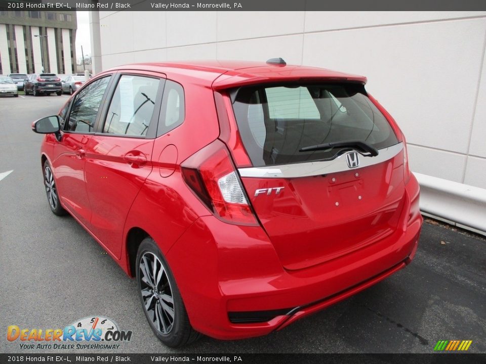 2018 Honda Fit EX-L Milano Red / Black Photo #3