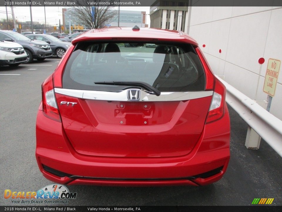 2018 Honda Fit EX-L Milano Red / Black Photo #4