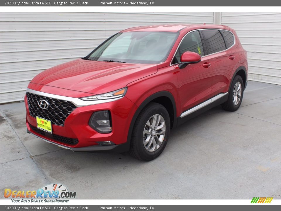 2020 Hyundai Santa Fe SEL Calypso Red / Black Photo #4