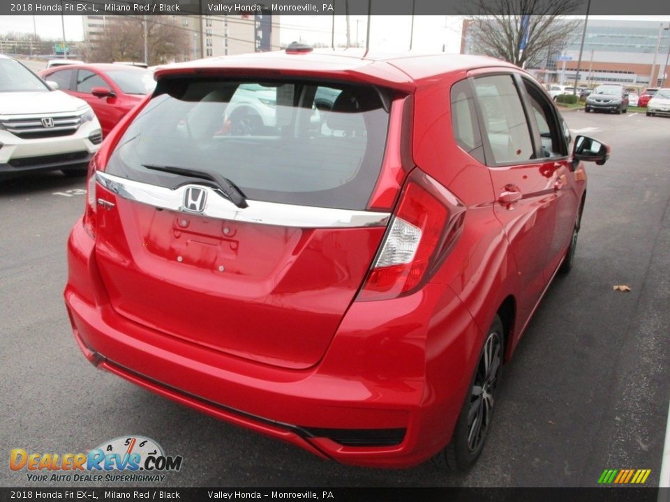 2018 Honda Fit EX-L Milano Red / Black Photo #5