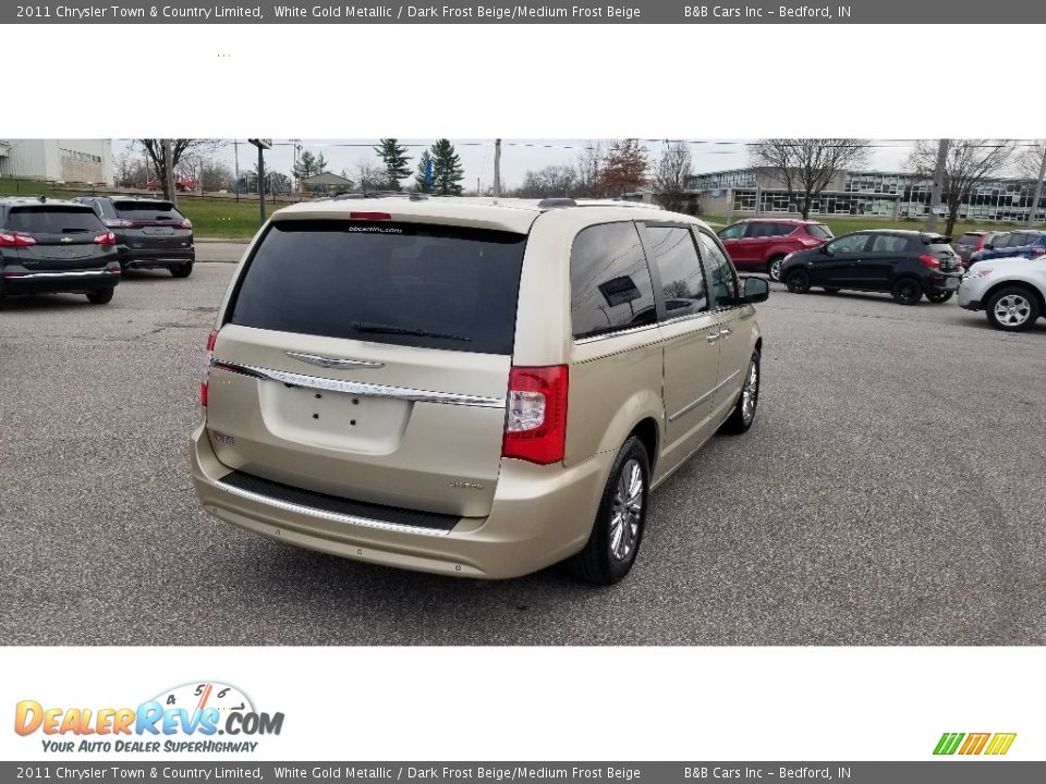 2011 Chrysler Town & Country Limited White Gold Metallic / Dark Frost Beige/Medium Frost Beige Photo #6