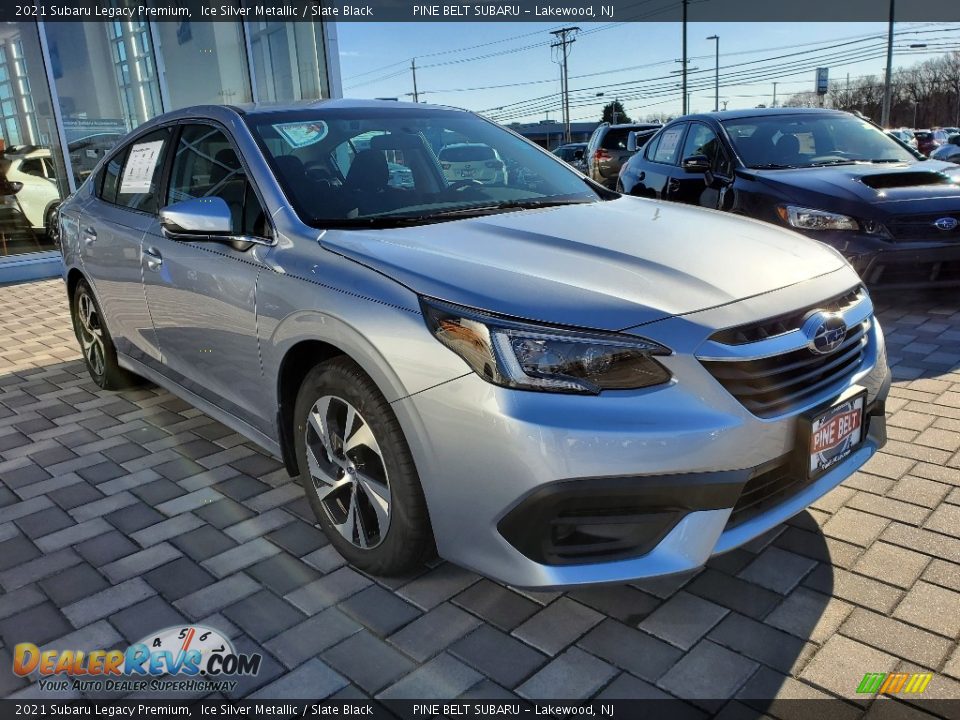 2021 Subaru Legacy Premium Ice Silver Metallic / Slate Black Photo #1