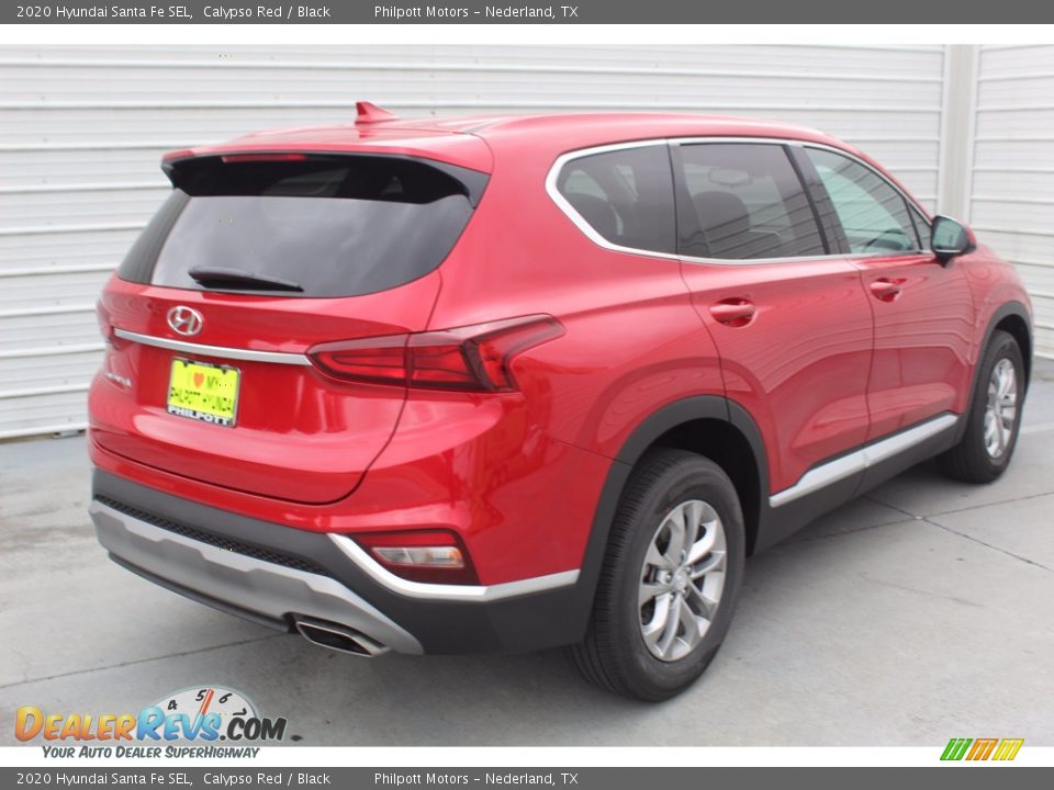 2020 Hyundai Santa Fe SEL Calypso Red / Black Photo #8