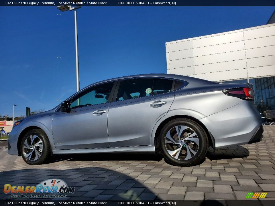 2021 Subaru Legacy Premium Ice Silver Metallic / Slate Black Photo #4