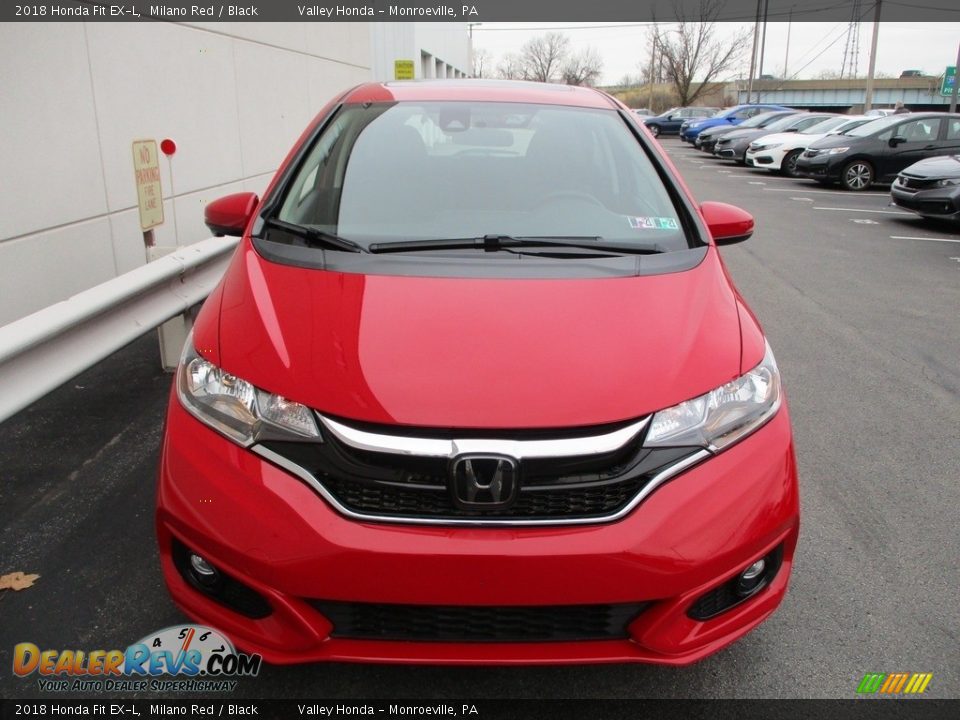 2018 Honda Fit EX-L Milano Red / Black Photo #8