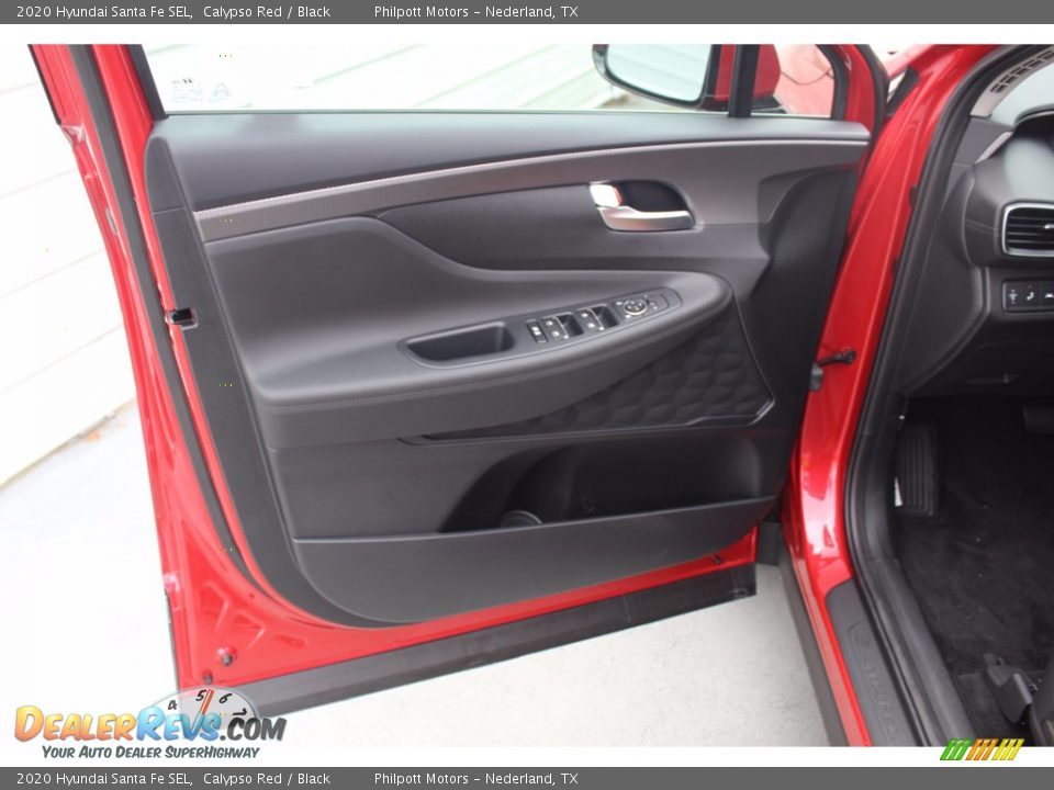 2020 Hyundai Santa Fe SEL Calypso Red / Black Photo #9