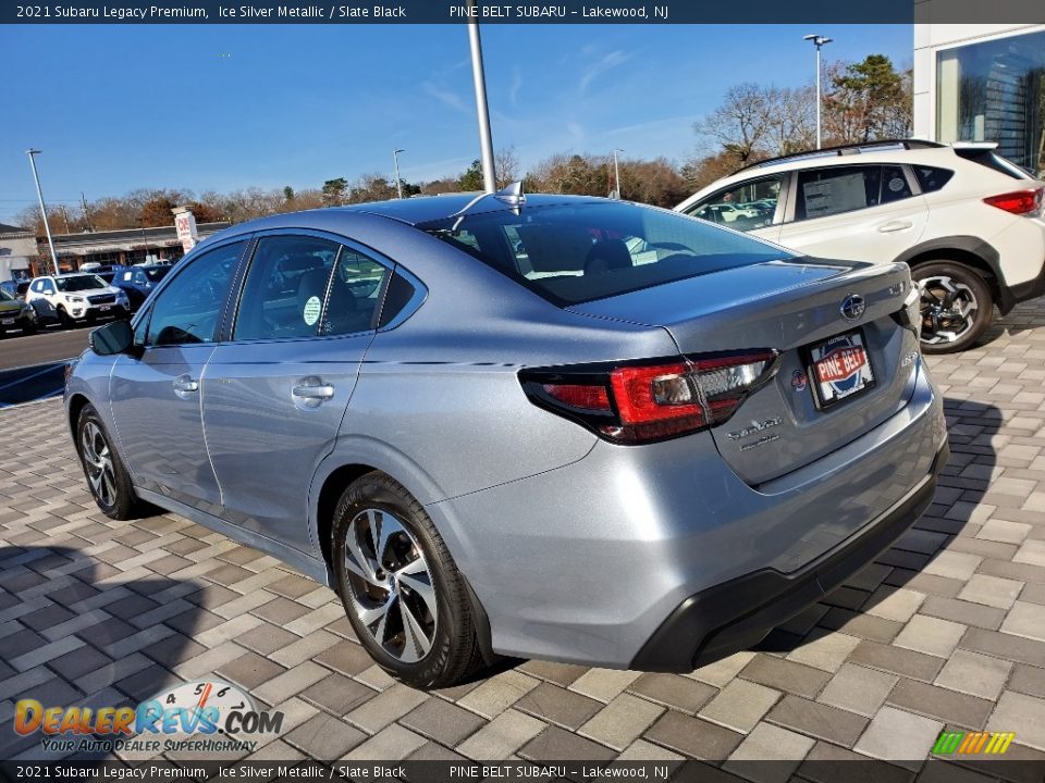 2021 Subaru Legacy Premium Ice Silver Metallic / Slate Black Photo #6