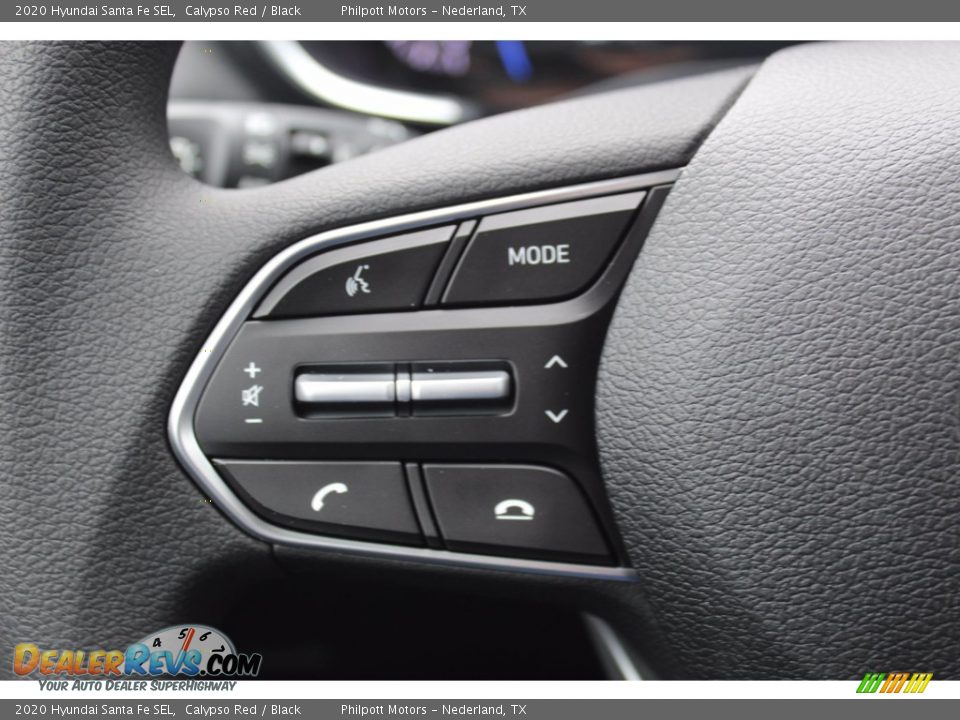 2020 Hyundai Santa Fe SEL Calypso Red / Black Photo #11