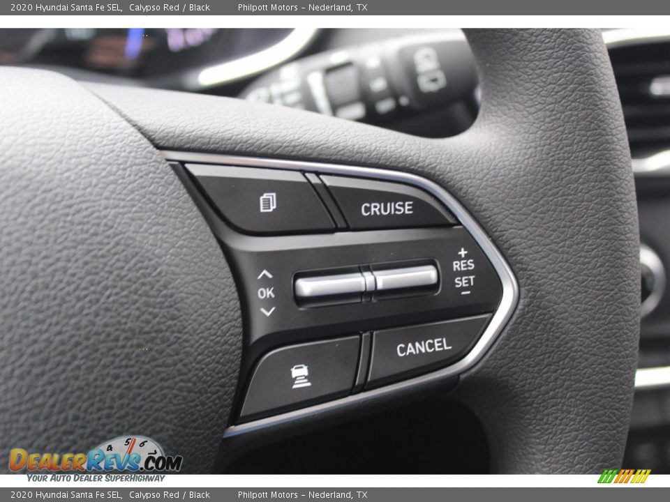 2020 Hyundai Santa Fe SEL Calypso Red / Black Photo #12