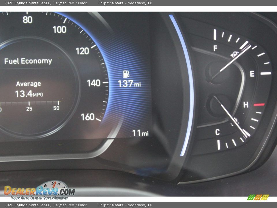 2020 Hyundai Santa Fe SEL Calypso Red / Black Photo #14