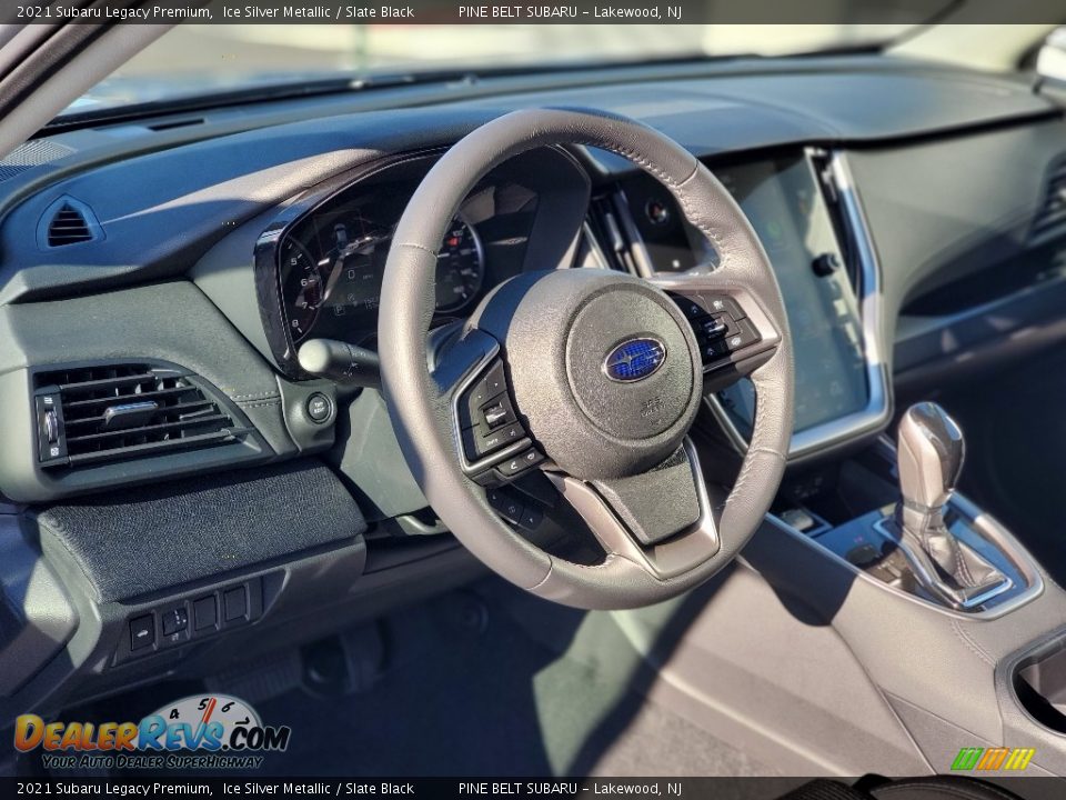2021 Subaru Legacy Premium Ice Silver Metallic / Slate Black Photo #10