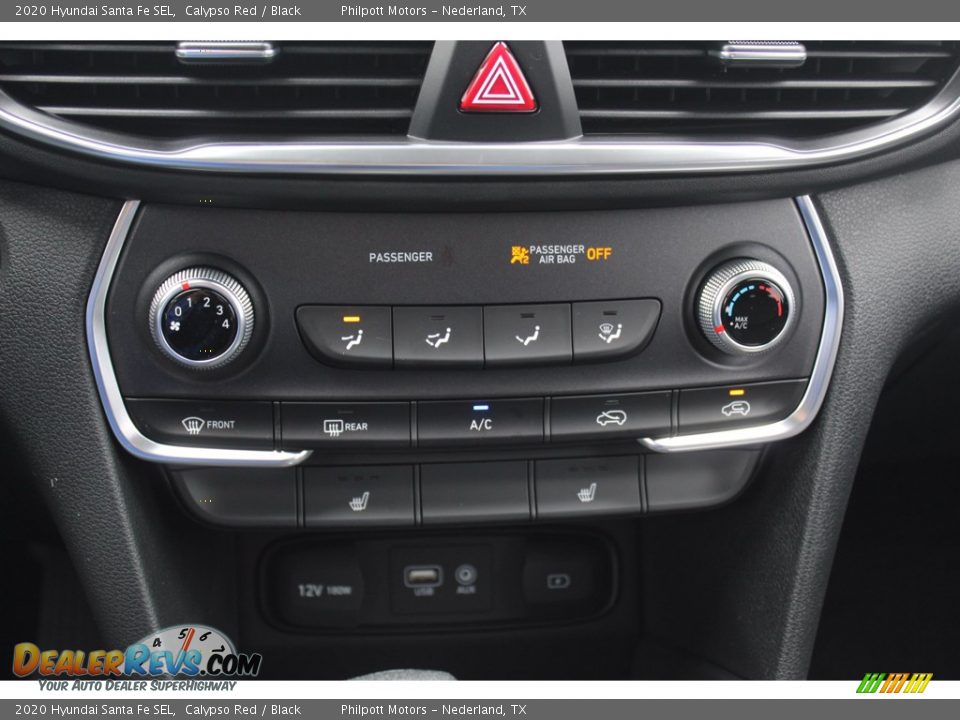 2020 Hyundai Santa Fe SEL Calypso Red / Black Photo #16