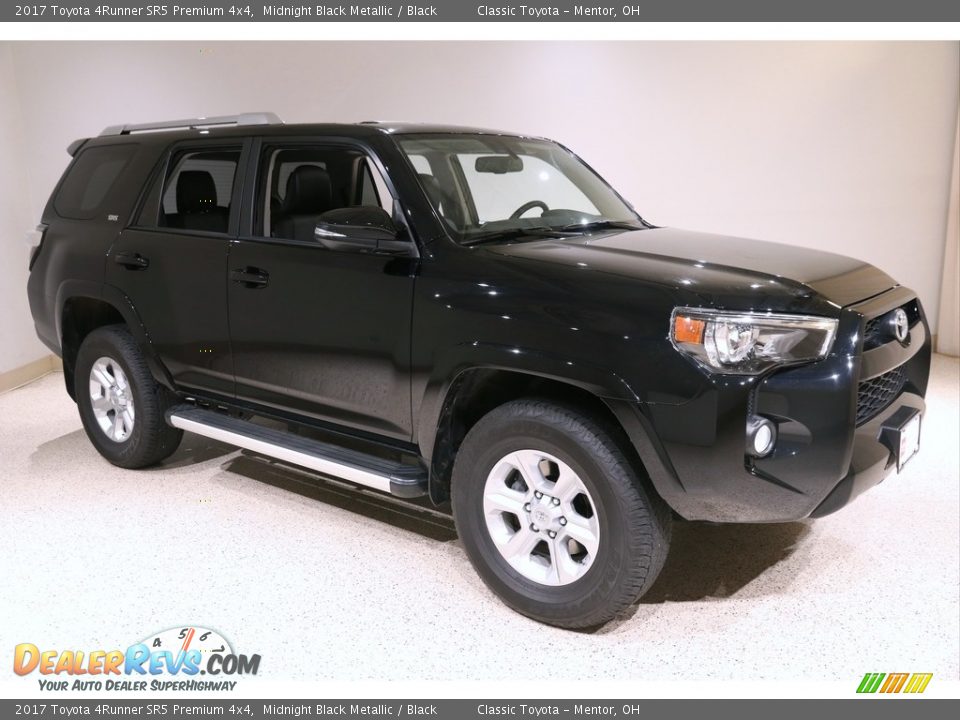 2017 Toyota 4Runner SR5 Premium 4x4 Midnight Black Metallic / Black Photo #1