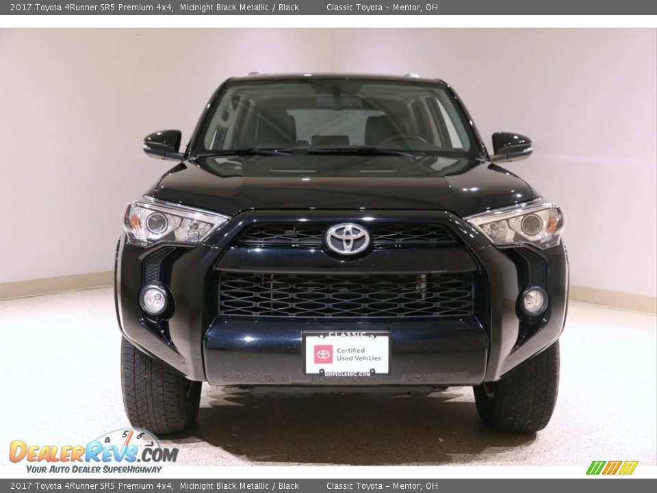 2017 Toyota 4Runner SR5 Premium 4x4 Midnight Black Metallic / Black Photo #2