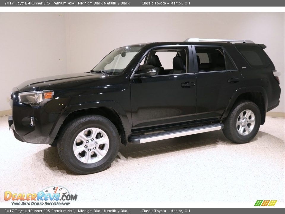 2017 Toyota 4Runner SR5 Premium 4x4 Midnight Black Metallic / Black Photo #3