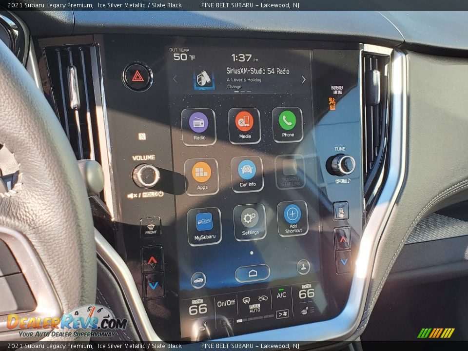 2021 Subaru Legacy Premium Ice Silver Metallic / Slate Black Photo #14