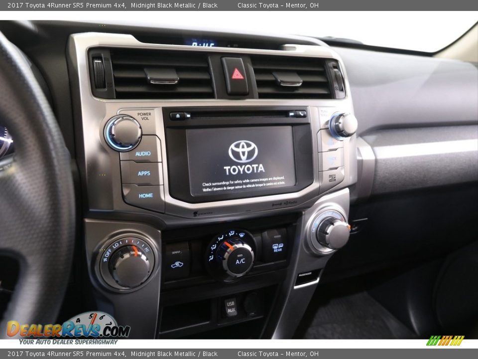 2017 Toyota 4Runner SR5 Premium 4x4 Midnight Black Metallic / Black Photo #9