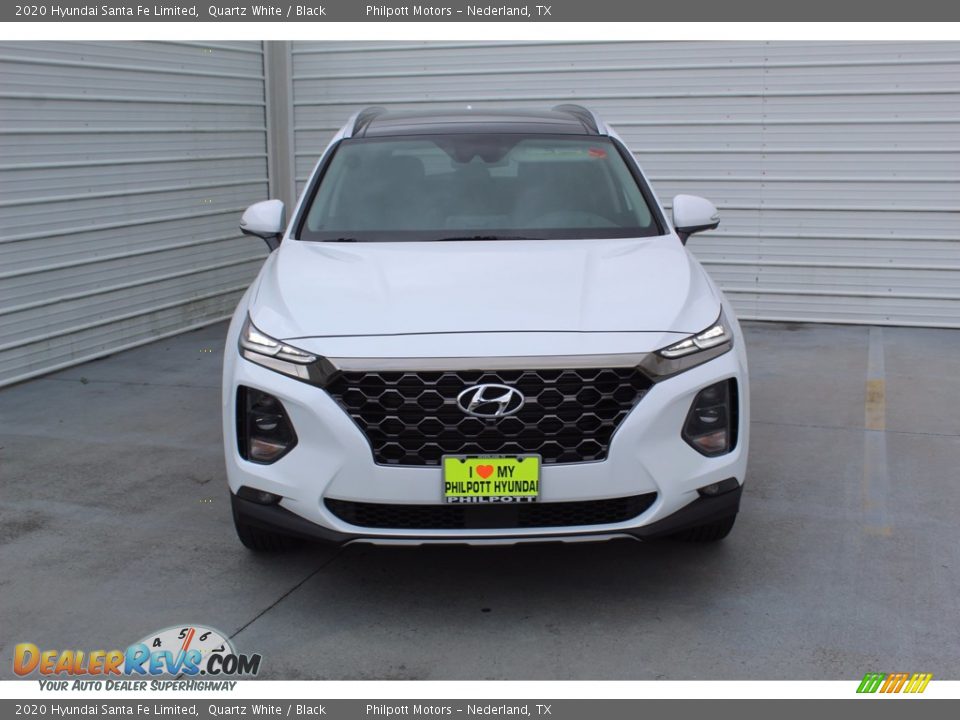2020 Hyundai Santa Fe Limited Quartz White / Black Photo #3