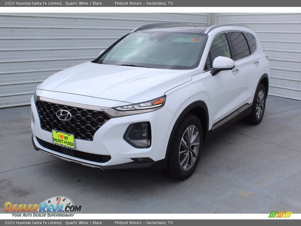 2020 Hyundai Santa Fe Limited Quartz White / Black Photo #4
