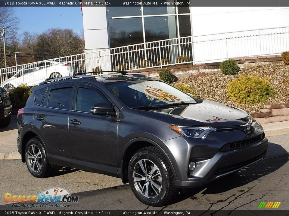 2018 Toyota RAV4 XLE AWD Magnetic Gray Metallic / Black Photo #1