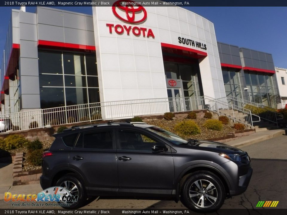 2018 Toyota RAV4 XLE AWD Magnetic Gray Metallic / Black Photo #2