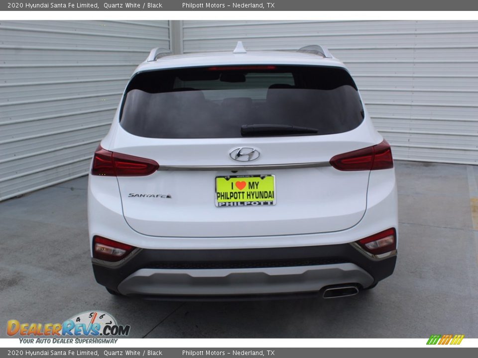 2020 Hyundai Santa Fe Limited Quartz White / Black Photo #7