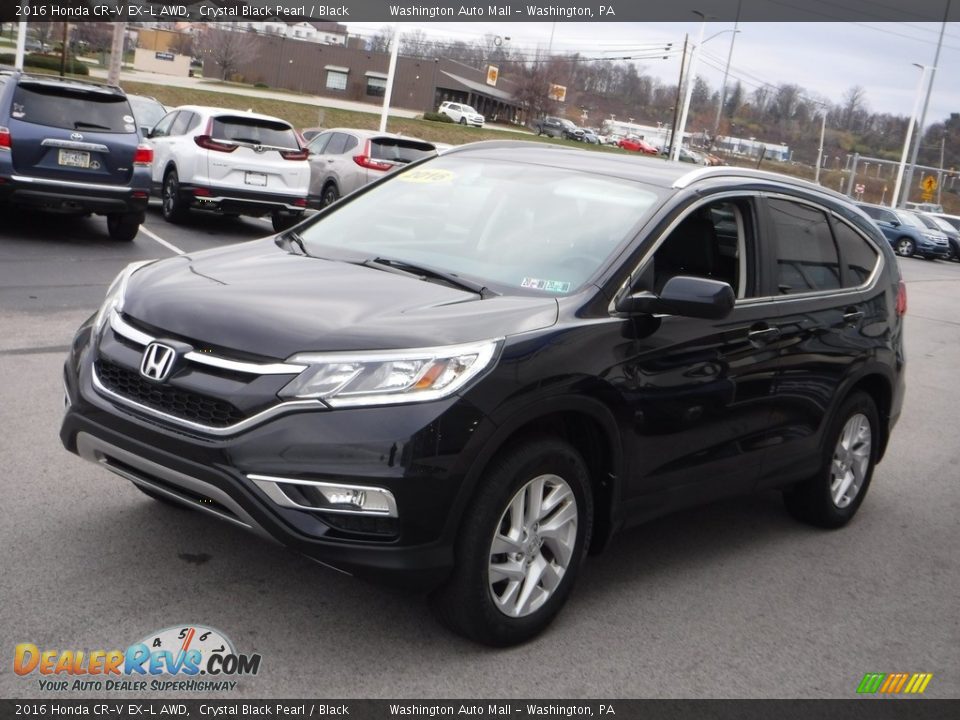 2016 Honda CR-V EX-L AWD Crystal Black Pearl / Black Photo #6
