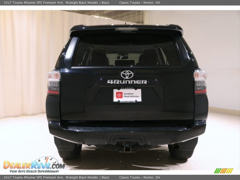 2017 Toyota 4Runner SR5 Premium 4x4 Midnight Black Metallic / Black Photo #20