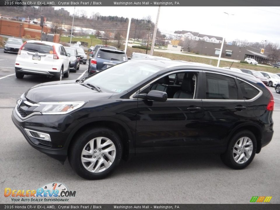2016 Honda CR-V EX-L AWD Crystal Black Pearl / Black Photo #7