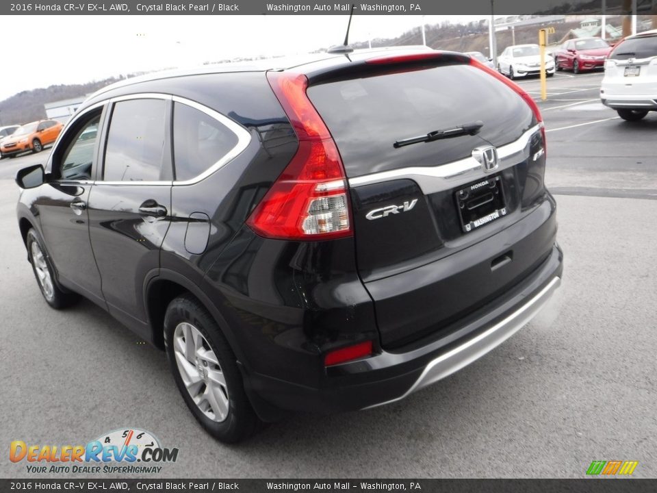 2016 Honda CR-V EX-L AWD Crystal Black Pearl / Black Photo #8
