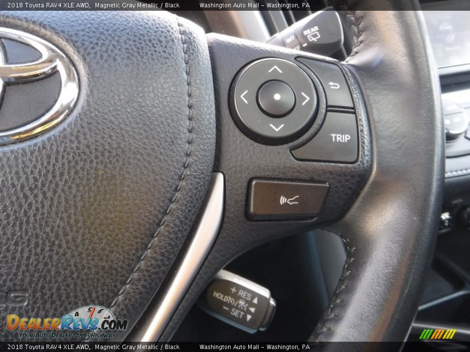 2018 Toyota RAV4 XLE AWD Magnetic Gray Metallic / Black Photo #7