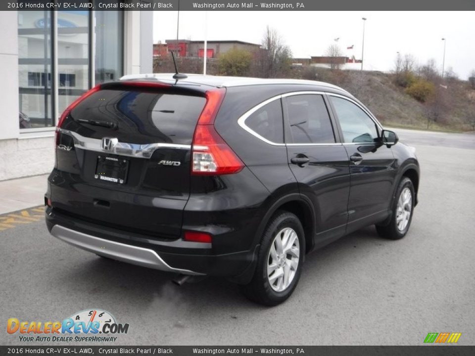 2016 Honda CR-V EX-L AWD Crystal Black Pearl / Black Photo #10