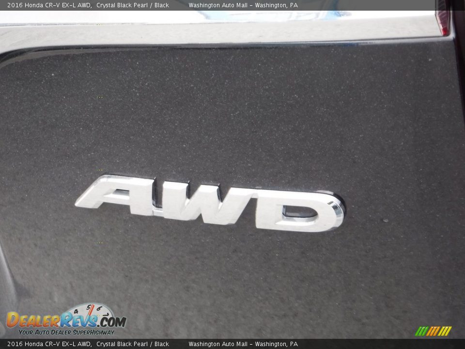 2016 Honda CR-V EX-L AWD Crystal Black Pearl / Black Photo #11
