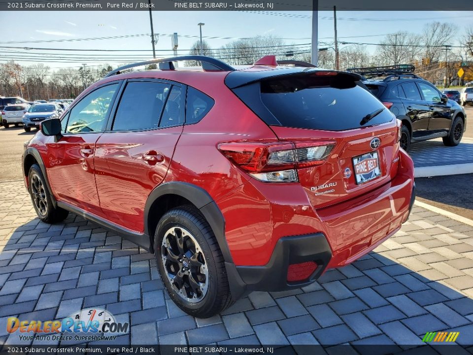 2021 Subaru Crosstrek Premium Pure Red / Black Photo #5