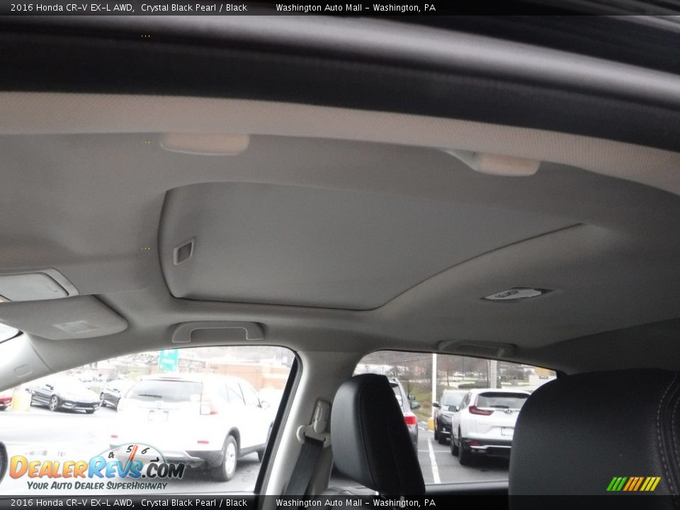 2016 Honda CR-V EX-L AWD Crystal Black Pearl / Black Photo #12