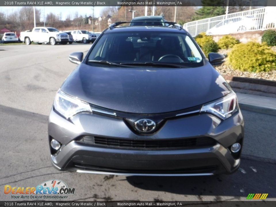 2018 Toyota RAV4 XLE AWD Magnetic Gray Metallic / Black Photo #10