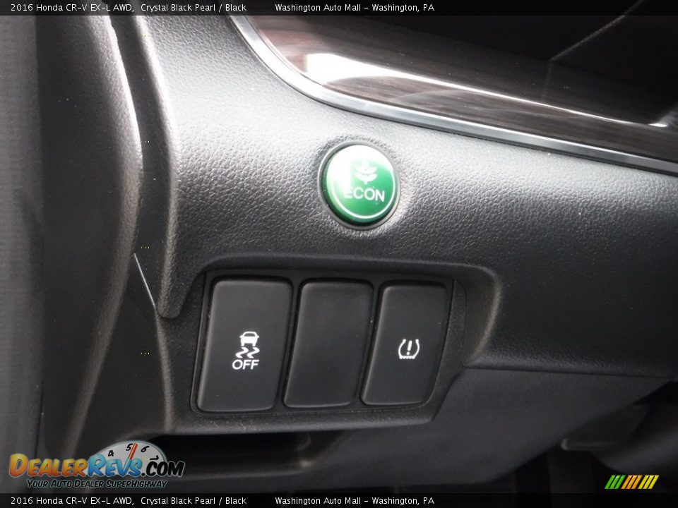 2016 Honda CR-V EX-L AWD Crystal Black Pearl / Black Photo #14