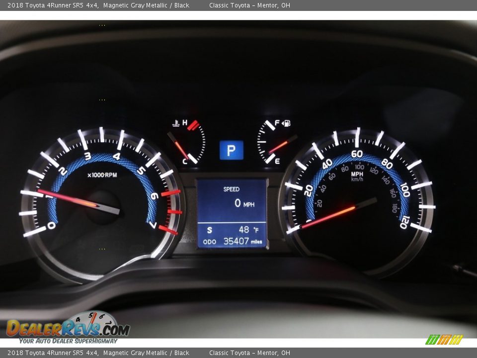 2018 Toyota 4Runner SR5 4x4 Magnetic Gray Metallic / Black Photo #8