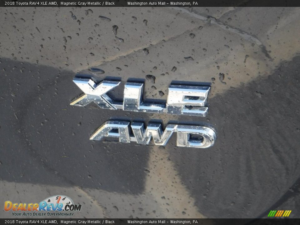 2018 Toyota RAV4 XLE AWD Magnetic Gray Metallic / Black Photo #16