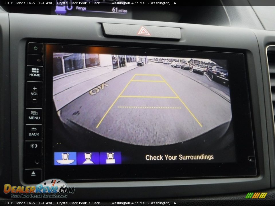 2016 Honda CR-V EX-L AWD Crystal Black Pearl / Black Photo #21