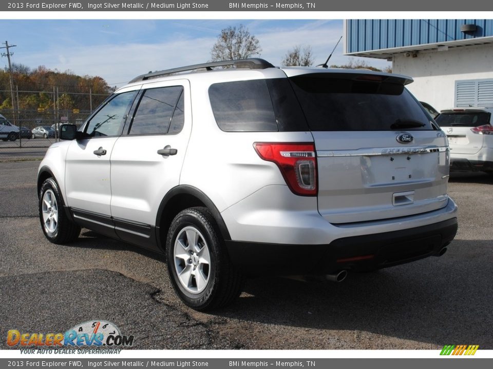 2013 Ford Explorer FWD Ingot Silver Metallic / Medium Light Stone Photo #3