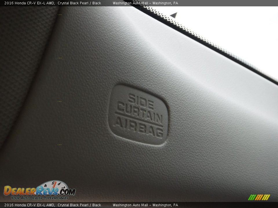 2016 Honda CR-V EX-L AWD Crystal Black Pearl / Black Photo #24
