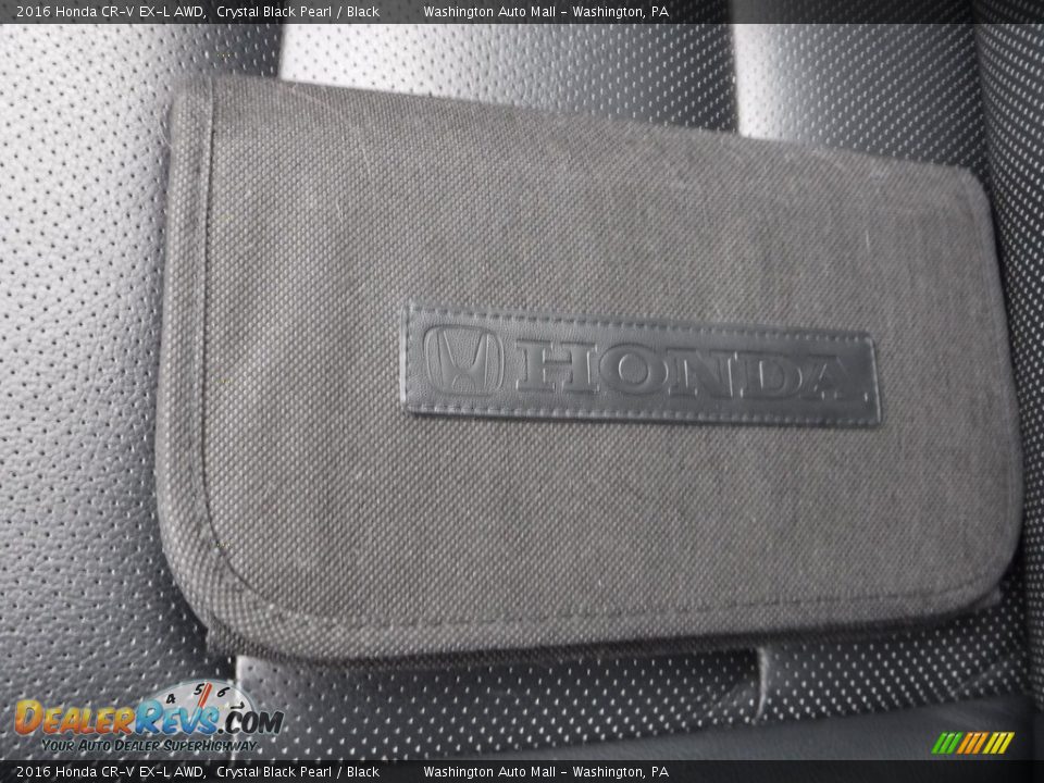 2016 Honda CR-V EX-L AWD Crystal Black Pearl / Black Photo #29